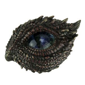 Antique Bronze Finish Thorny Dragon Eye Trinket / Stash Box